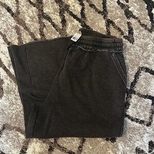 Zenana Charcoal Wide Leg Pants